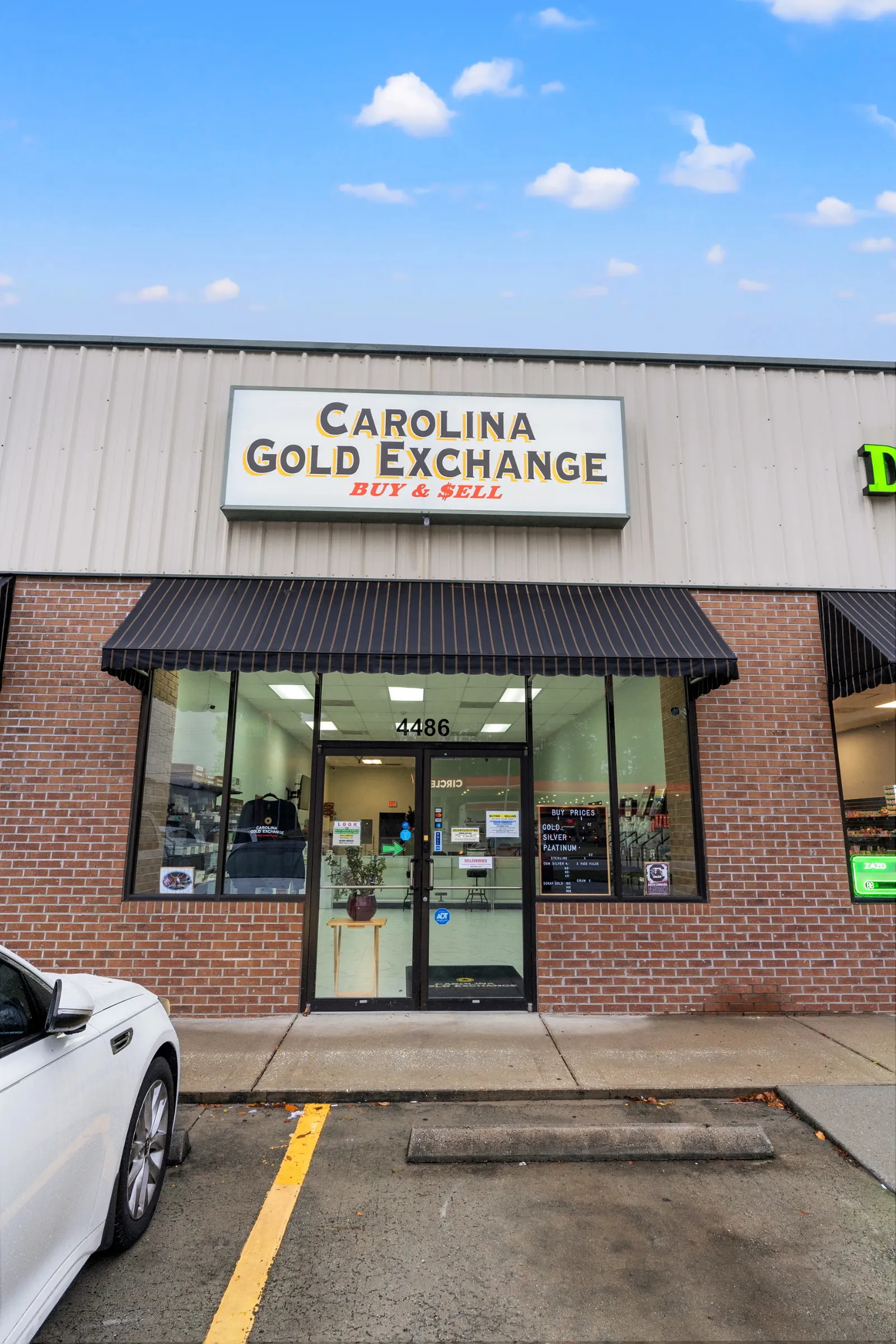 Carolina Gold Exchange storefront in Myrtle Beach, South Carolina